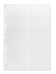 Névjegytartó betét, 10 db-os, DURABLE